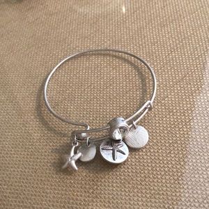 Adjustable silver bracelet